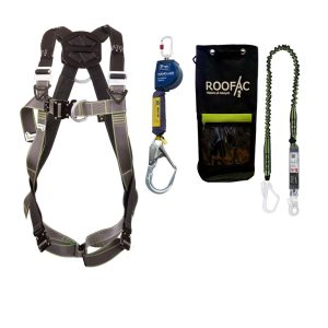 Roofac Ställningspaket med fallskyddsblock och enkel hajkrok