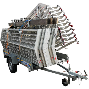 Transportkärra för Fallskyddsräcken